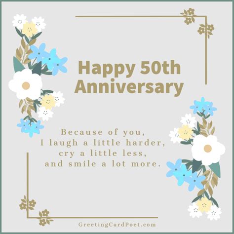50th Wedding Anniversary Messages For Friends - Free Math Worksheet ...