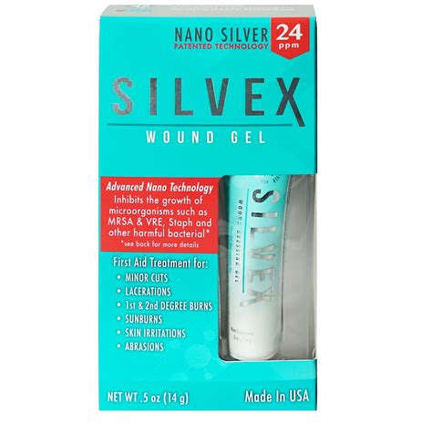 SILVEX Wound Gel 0.5oz by Be Smart Get Prepared - Walmart.com - Walmart.com