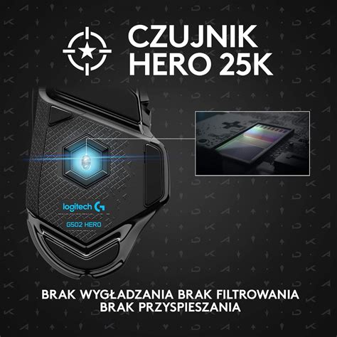 Buy Logitech G502 Hero K/DA High Performance Wired Gaming Mouse, Hero ...