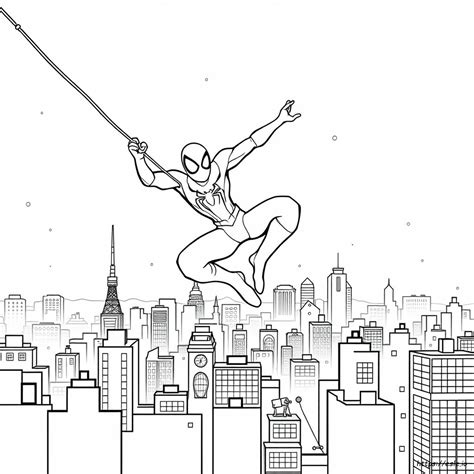 Free Printable Spiderman Colouring Pages