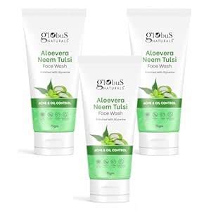 Globus Naturals Aloe vera Neem Tulsi Enriched With Glycerin & Oil ...