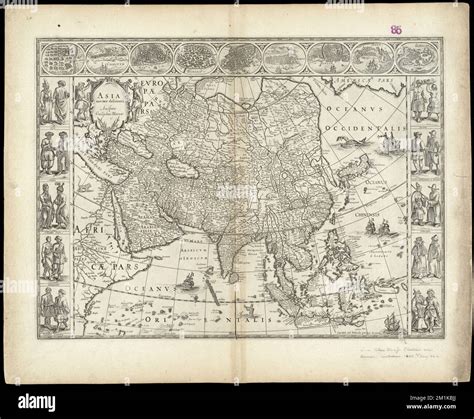 Asia noviter delineata , Asia, Maps, Early works to 1800 Norman B. Leventhal Map Center ... - map of asia in 1800