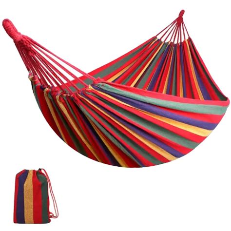 Kuber Industries Canvas Travel Hammock |Garden Hammock Swing for Adults ...