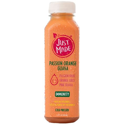 Just Made Passion Orange Guava Cold-Pressed Juice - Shop Juice at H-E-B