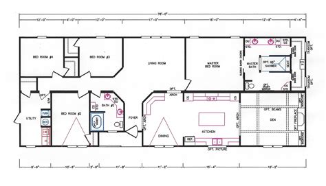 32×82 4 Bed 2 Bath with Living Room and Den. This is a brand new layout ...