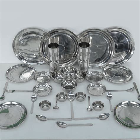 Buy 36 Pcs Stainless Steel Dinner Set Combo Online From Teleshop