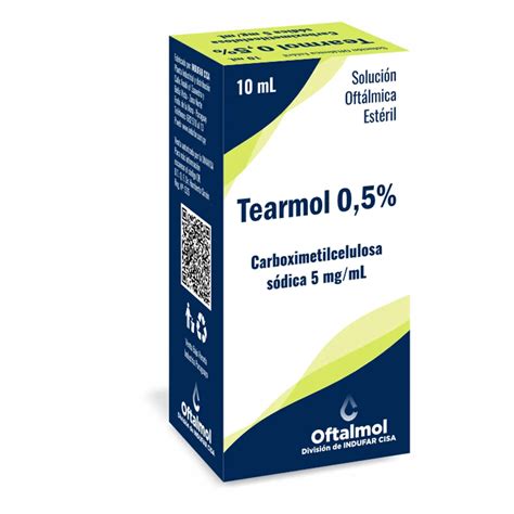 Tearmol 0,5 % Carboximetilcelulosa Sodica 5 mg/mL - Solucion Oftalmica ...