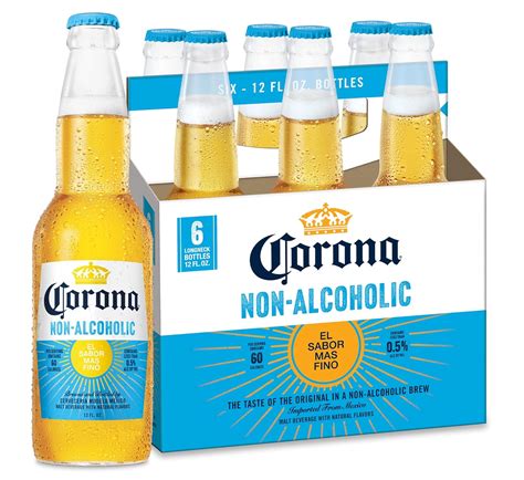 Amazon.com: Corona Non-Alcoholic Malt Beverage Mexican Import Brew, 6 ...