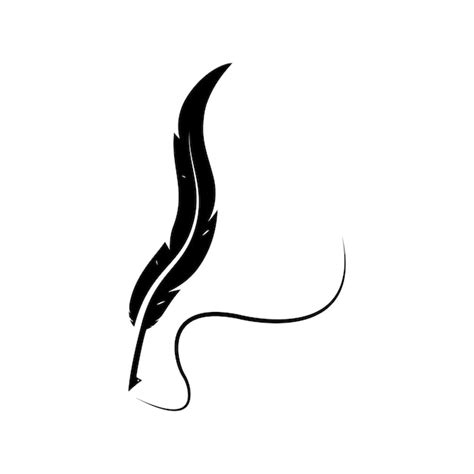 Feather pen | Premium Vector