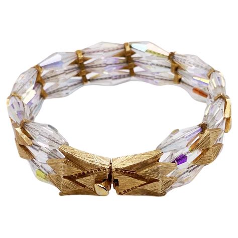 1960s Vintage Napier Bracelet at 1stDibs | napier bracelet gold, women ...