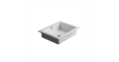 WS Bath Collections City 54.43 City 21-3/10" Undermounted Bathroom Sink ...
