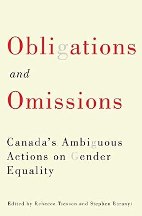 Buy Obligations and Omissions: Canada's Ambiguous Actions on Gender ...