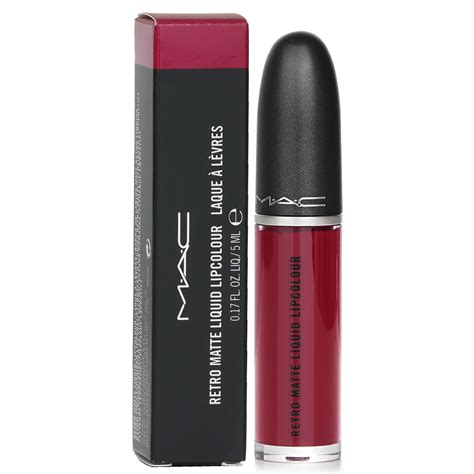 MAC Retro Matte Liquid Lipcolour, 102 Dance With Me (Deep Cranberry Red ...