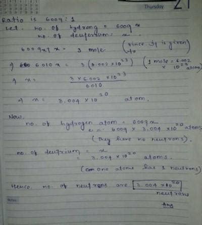 A sample of hydrogen gas is collected and it is observed that it ...
