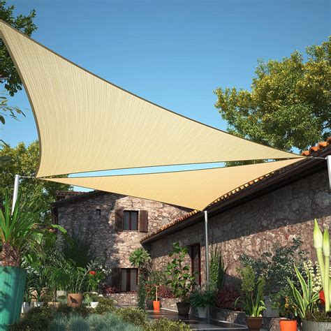 ShadeMart 4' x 4' x 4' Beige Sun Shade India | Ubuy