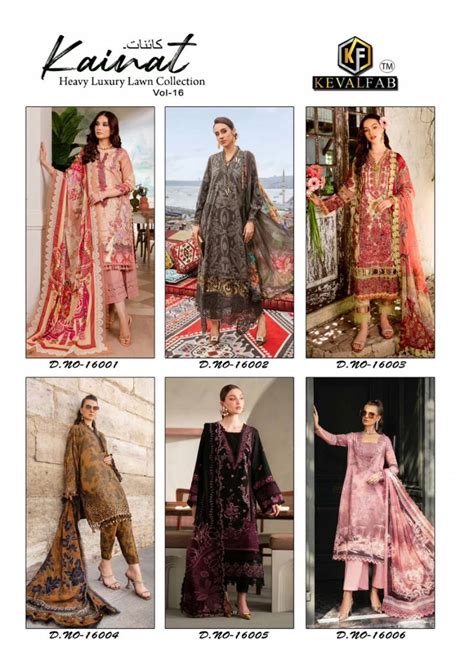 Keval Kainat Vol 16 Heavy Luxury Lawn Collection Dress Material