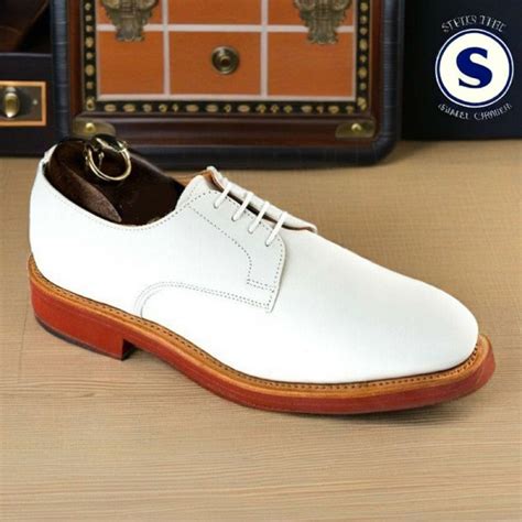 Handmade Men's White Leather Shoes, Men White Party Shoes, Men Dress ...