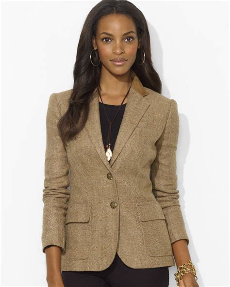 Ladies Brown Blazer Jacket at Charles Betz blog