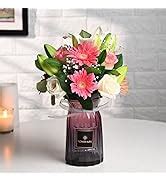 FlowerAura Fresh Live Teddy Flower Bouquet of 500 Red Roses Flowers For ...