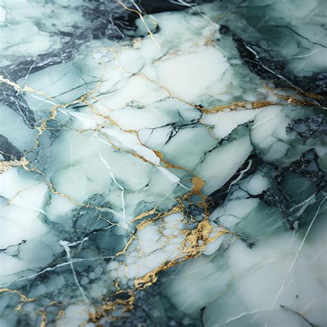 Premium Photo | White and dark green marble texture