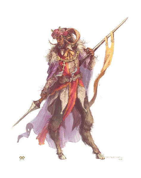 My commisioned Faun Knight [art] : r/DnD
