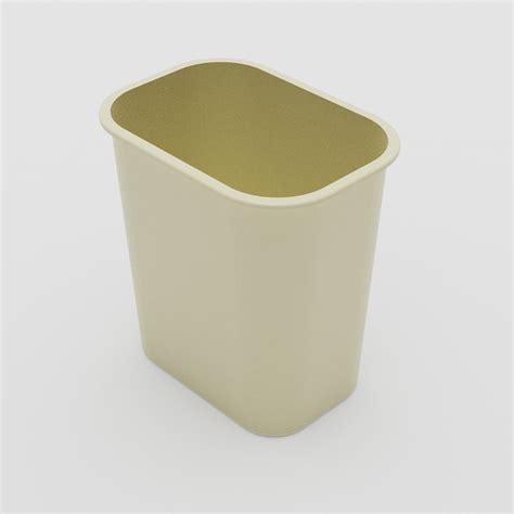 3D Plastic Office Garbage Can Model - TurboSquid 1722466