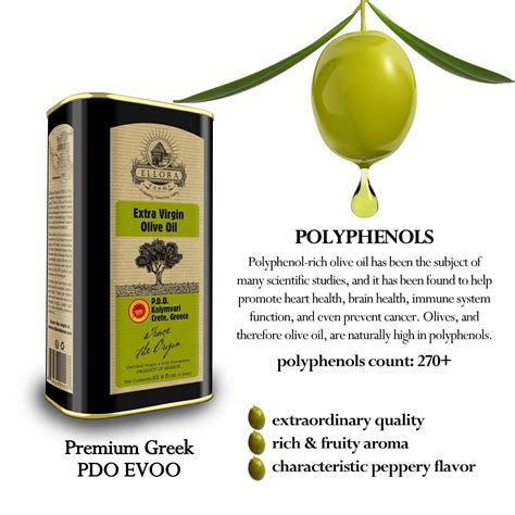 Ellora Farms, Certified PDO Greek Extra Virgin Olive Oil, Traceable ...