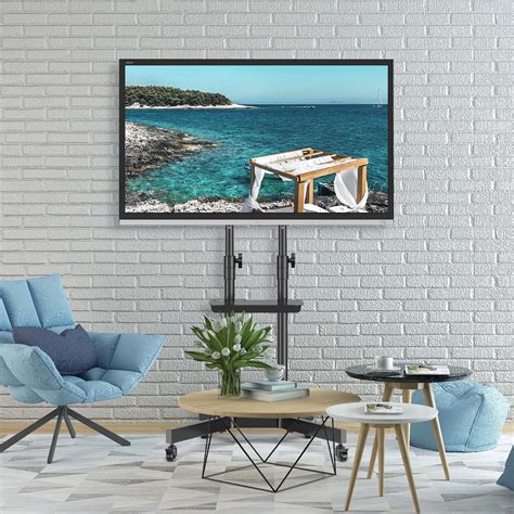 Buy Modern Rolling TV Stand Wheels for 32 to 85 inch Flat Screen TVs ...