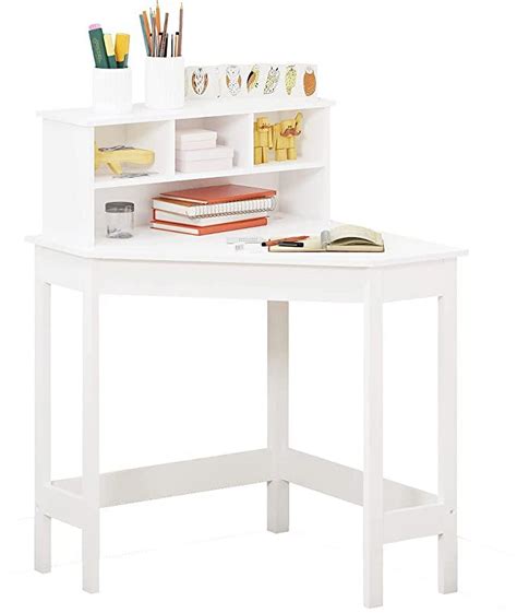 UTEX Corner Desk with Storage and Reversible Hutch India | Ubuy