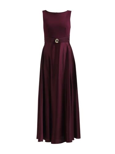 Buy Rinascimento Women Burgundy Belt Detail Dress for women Online ...