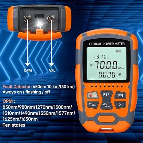 Fiber Tester | Duogalia 4-in-1 Portable Optical Power Meter FC/SC/ST ...
