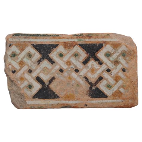 Spanish Azulejo Tile Arista y Cuenca - Toledo 17th century For Sale at ...