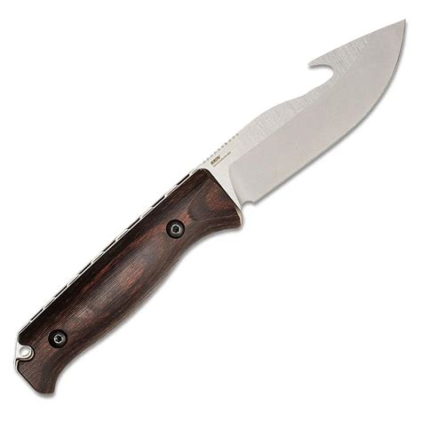 Benchmade Saddle Mountain Skinner Stabilized Wood Handle Satin Blade ...