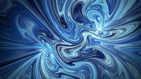 Blue Abstract Art Wallpaper - WallpaperSafari