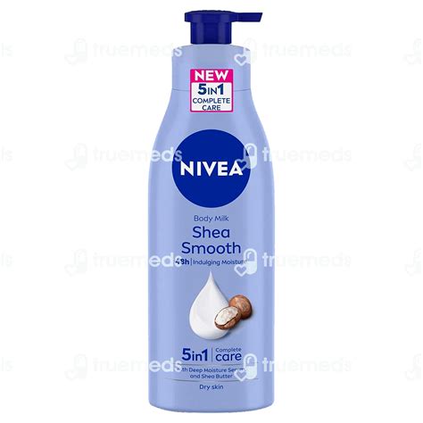Nivea Smooth Milk Body Lotion With Shea Butter 400 Ml - Uses, Side ...