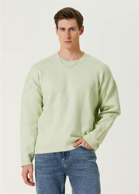 Light Green Academia Light Green Men Light Green Sweater 1550363 | Beymen