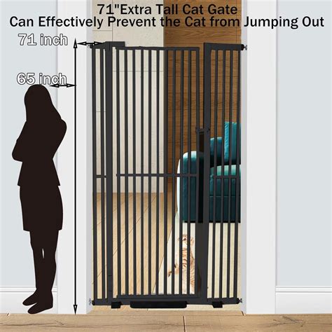 SHYUJAJIE 71 inch Extra Tall Gates for Cats, Adjustable 29.92 India | Ubuy