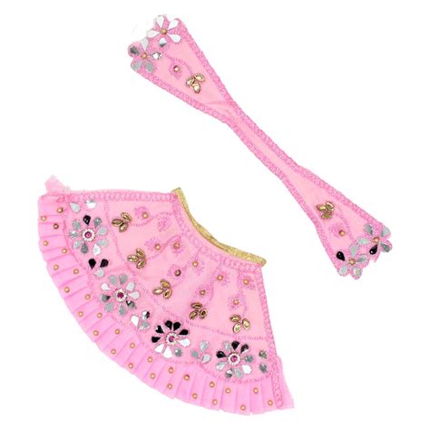 Buy Pink designer Lehenga patka for Mata rani – MyKanha.com