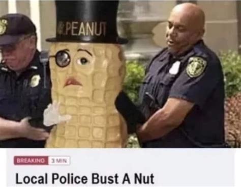 Police bust a nut - Memes - Worst Jokes Ever