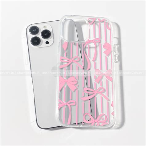 Preetiest Pink Bow & Lines Phone Case – CASE N COVER