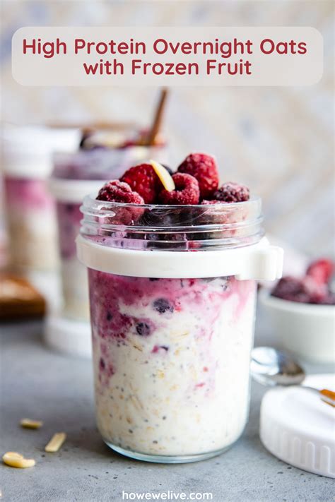 Frozen Fruit Overnight oats