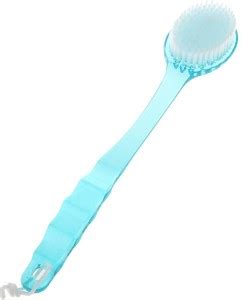 Techpugg Handled Body Bath Shower Back Brush Massager Spa Scrubber ...