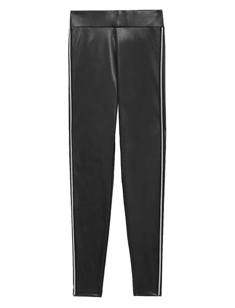 Buy Leather Look Embellished Leggings at Marks & Spencer