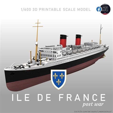 Ss france 1912 ocean liner 3d printable model – Artofit