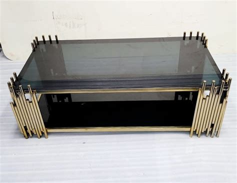 Buy Large Stainless Steel Centre Table, Gold – PC HOME DECOR
