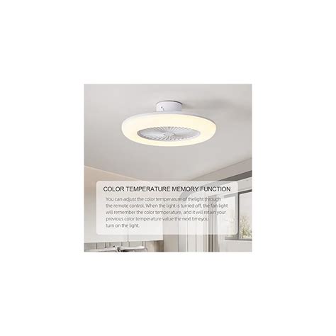 Buy LHLYCLX 22'' Low Profile Ceiling Fans with Lights Flush Mount ...