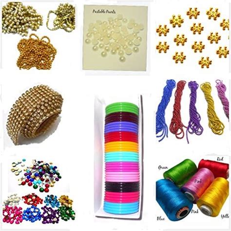 Silk Thread Bangle Making Designing kit with All Materials & Multiple ...
