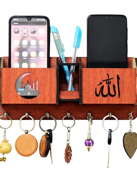 DESI CREED Wood Wall Mounted Sweet Home Design Key Holders for Wall ...