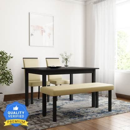 Flipkart Perfect Homes Arranmore Solid Wood 4 Seater Dining Set Price ...