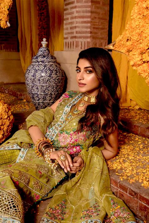 Crimson X Saira Shakira Wedding Collection – 4B - Sucha Gota - Lime ...